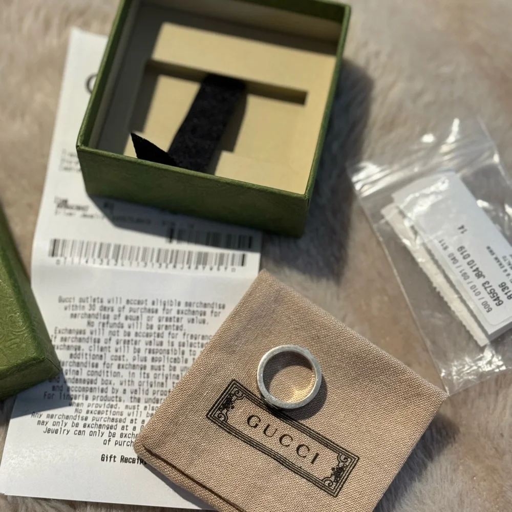 Gucci Silver Ring‎ size 14